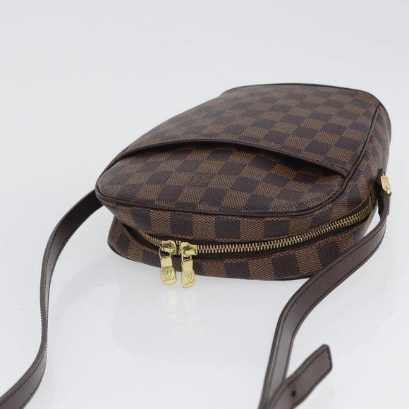 LOUIS VUITTON Damier Ebene Ipanema PM Shoulder Bag N51294 LV Auth BA10923