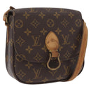LOUIS VUITTON Monogram Saint Cloud MM Shoulder Bag M51243 LV Auth BA10928-1