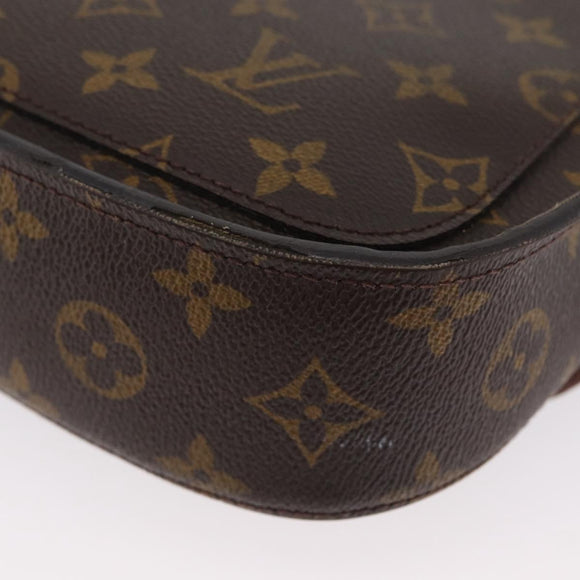 LOUIS VUITTON Monogram Saint Cloud MM Shoulder Bag M51243 LV Auth BA10928