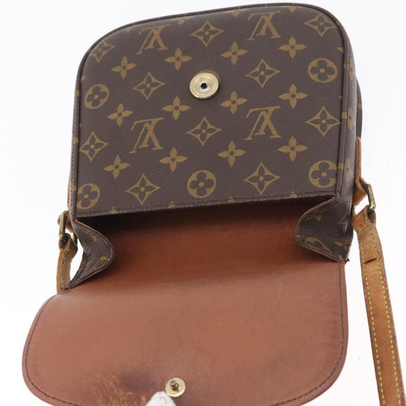 LOUIS VUITTON Monogram Saint Cloud MM Shoulder Bag M51243 LV Auth BA10928