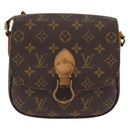 LOUIS VUITTON Monogram Saint Cloud MM Shoulder Bag M51243 LV Auth BA10928-13