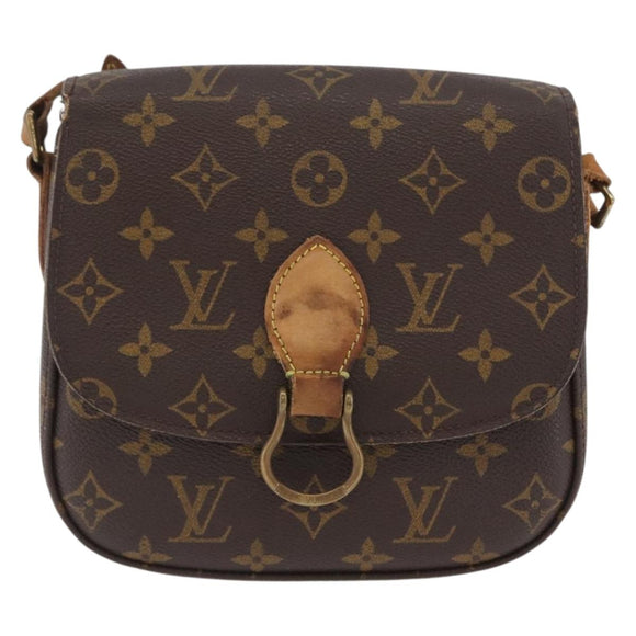 LOUIS VUITTON Monogram Saint Cloud MM Shoulder Bag M51243 LV Auth BA10928