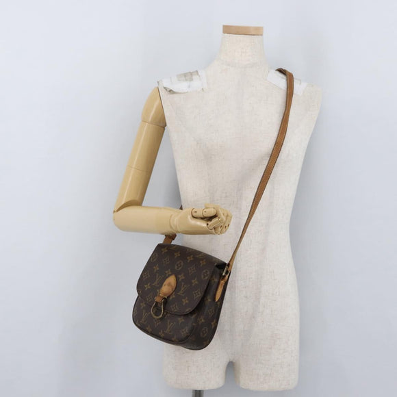 LOUIS VUITTON Monogram Saint Cloud MM Shoulder Bag M51243 LV Auth BA10928