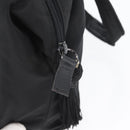PRADA Hand Bag Nylon Black Silver Auth BA10929-10