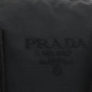 PRADA Hand Bag Nylon Black Silver Auth BA10929-17