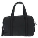 PRADA Hand Bag Nylon Black Silver Auth BA10929-2