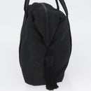 PRADA Hand Bag Nylon Black Silver Auth BA10929-3