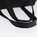 PRADA Hand Bag Nylon Black Silver Auth BA10929-7