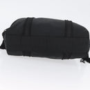 PRADA Hand Bag Nylon Black Silver Auth BA10929-5