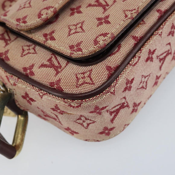 LOUIS VUITTON Monogram Mini Juliet MM Shoulder Bag Red M92219 LV Auth BA10930