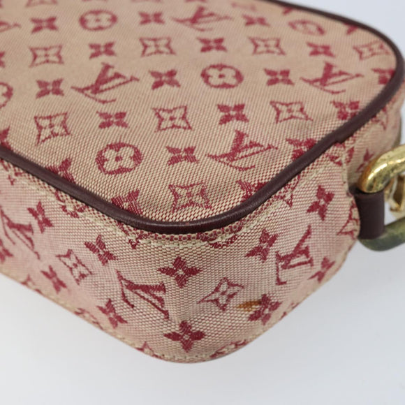 LOUIS VUITTON Monogram Mini Juliet MM Shoulder Bag Red M92219 LV Auth BA10930