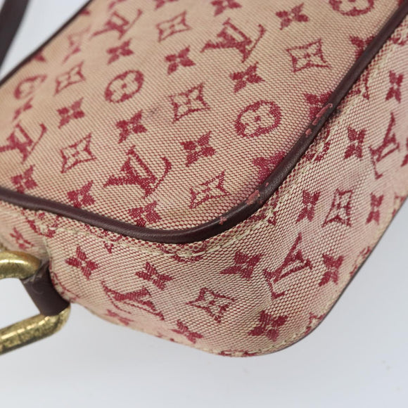 LOUIS VUITTON Monogram Mini Juliet MM Shoulder Bag Red M92219 LV Auth BA10930