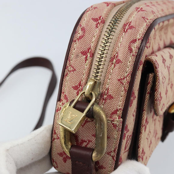 LOUIS VUITTON Monogram Mini Juliet MM Shoulder Bag Red M92219 LV Auth BA10930