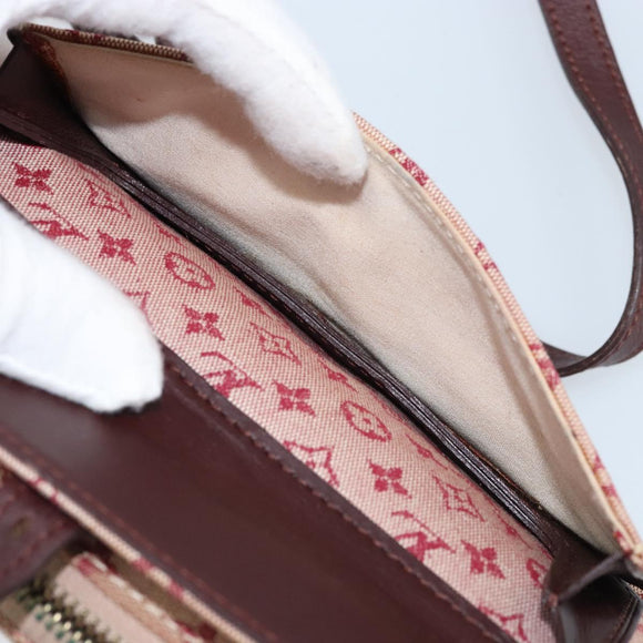 LOUIS VUITTON Monogram Mini Juliet MM Shoulder Bag Red M92219 LV Auth BA10930