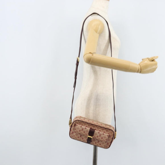 LOUIS VUITTON Monogram Mini Juliet MM Shoulder Bag Red M92219 LV Auth BA10930