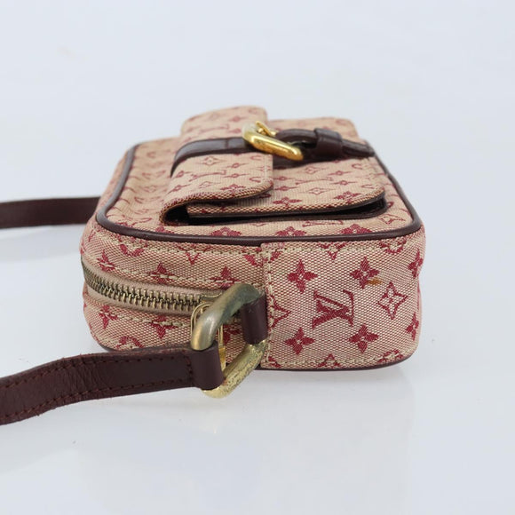 LOUIS VUITTON Monogram Mini Juliet MM Shoulder Bag Red M92219 LV Auth BA10930