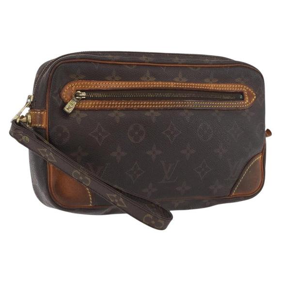LOUIS VUITTON Monogram Marly Dragonne GM Clutch Bag M51825 LV Auth BA10933