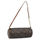 LOUIS VUITTON Monogram Papillon Pouch LV Auth BA10935-1