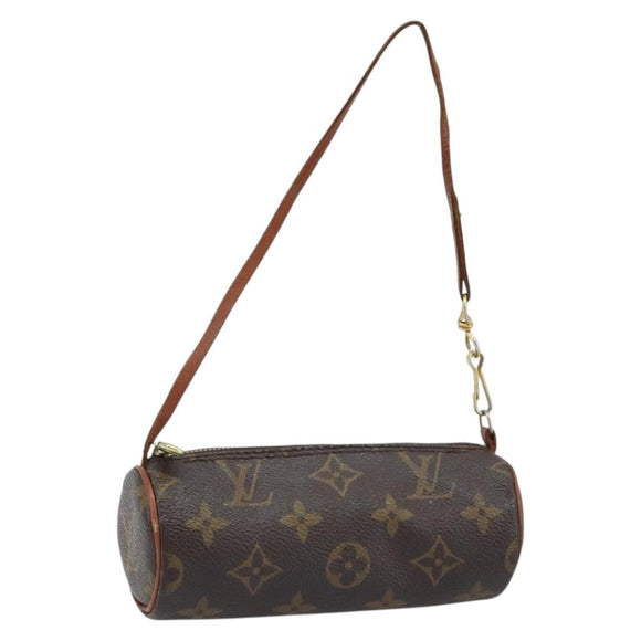LOUIS VUITTON Monogram Papillon Pouch LV Auth BA10935