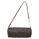 LOUIS VUITTON Monogram Papillon Pouch LV Auth BA10935-13