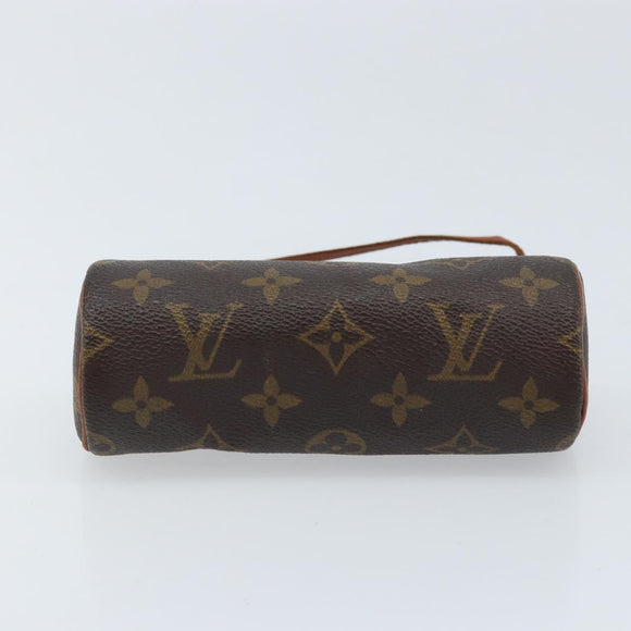 LOUIS VUITTON Monogram Papillon Pouch LV Auth BA10935