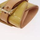 LOUIS VUITTON Vernis Lafayette Street Münzbörse Beige M91013 LV Auth BA10937-15