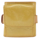 LOUIS VUITTON Vernis Lafayette Street Münzbörse Beige M91013 LV Auth BA10937-13