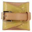LOUIS VUITTON Vernis Lafayette Street Münzbörse Beige M91013 LV Auth BA10937-2