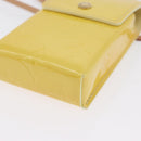 LOUIS VUITTON Vernis Groene Sigarettenkoker Limoengeel M91052 LV Auth BA10938-14
