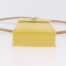 LOUIS VUITTON Vernis Groene Sigarettenkoker Limoengeel M91052 LV Auth BA10938-5