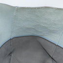 CELINE Horizontalkava Tote Bag Leather Light Blue Silver Auth BA10939-18