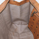 MCM Logogram Vicetos Tote Bag PVC Brown Gold Auth BA10940-20