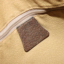 GUCCI GG Supreme Hand Bag PVC Beige Gold Auth BA10941-19