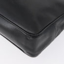 CHANEL Tote Bag Leather Black Gold CC Auth BA10944-14