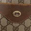 GUCCI GG Supreme Web Sherry Line Tote Bag PVC Beige 89 02 003 Auth BA10945-15