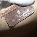 GUCCI GG Supreme Web Sherry Line Tote Bag PVC Beige 89 02 003 Auth BA10945-16