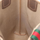 GUCCI GG Supreme Web Sherry Line Tote Bag PVC Beige 89 02 003 Auth BA10945-18