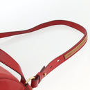 Chloe Tote Bag Leather 2way Red Gold Auth BA10946A-10