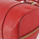 Chloe Tote Bag Leather 2way Red Gold Auth BA10946A-14