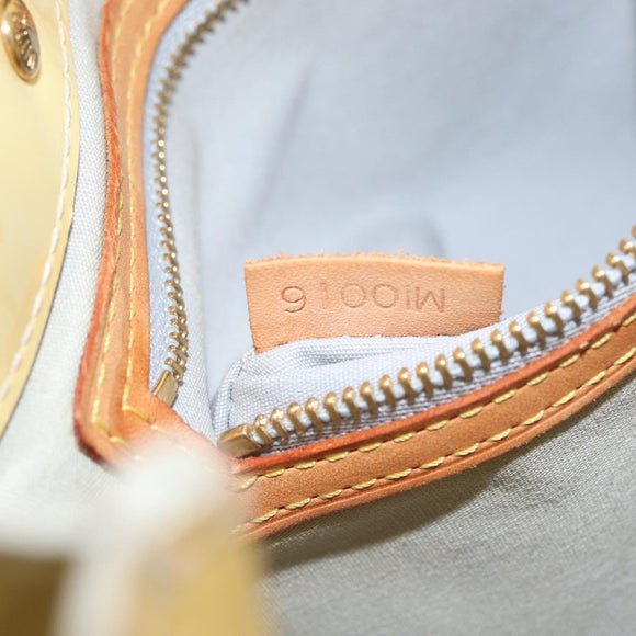 LOUIS VUITTON Monogram Vernis Reade PM Hand Bag Perle M91336 LV Auth BA10949