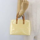 LOUIS VUITTON Monogram Vernis Reade PM Hand Bag Perle M91336 LV Auth BA10949-22