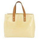 LOUIS VUITTON Monogram Vernis Reade PM Hand Bag Perle M91336 LV Auth BA10949-13