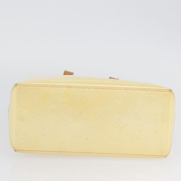 LOUIS VUITTON Monogram Vernis Reade PM Hand Bag Perle M91336 LV Auth BA10949