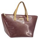 LOUIS VUITTON Monogram Vernis Bellevue PM Hand Bag Violet M93584 LV Auth BA10952-1