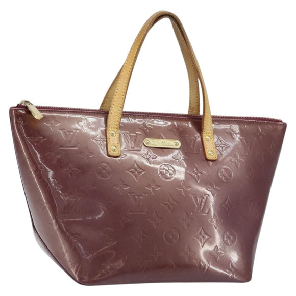 LOUIS VUITTON Monogram Vernis Bellevue PM Hand Bag Violet M93584 LV Auth BA10952