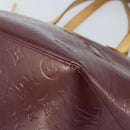 LOUIS VUITTON Monogram Vernis Bellevue PM Hand Bag Violet M93584 LV Auth BA10952-9