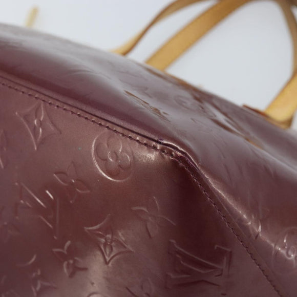 LOUIS VUITTON Monogram Vernis Bellevue PM Hand Bag Violet M93584 LV Auth BA10952