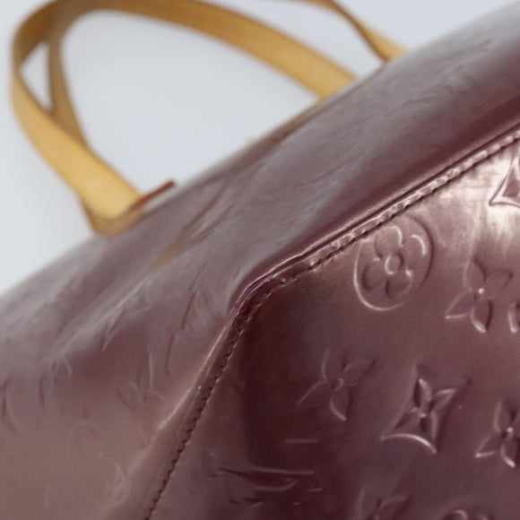 LOUIS VUITTON Monogram Vernis Bellevue PM Hand Bag Violet M93584 LV Auth BA10952