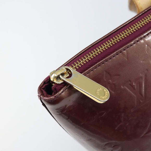 LOUIS VUITTON Monogram Vernis Bellevue PM Hand Bag Violet M93584 LV Auth BA10952