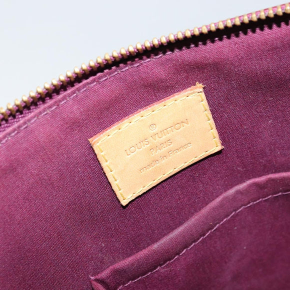 LOUIS VUITTON Monogram Vernis Bellevue PM Hand Bag Violet M93584 LV Auth BA10952